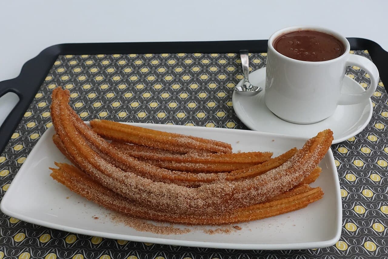 Churros con chocolate